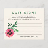 Vrijgezellenfeest op datum nachtelijke ideeën Kaar Advieskaart (Voorkant)