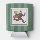 Vrijgezellenfeest op een veld-dag blikjeskoeler (Achterkant)