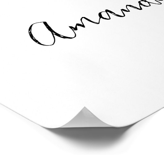 Vrijgezellenfeest op roze roze flora poster (Hoek)