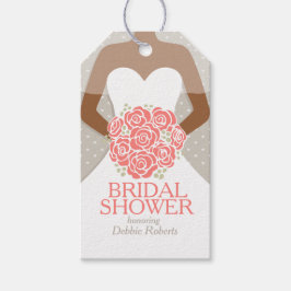 Vrijgezellenfeest oranje repetitie bruiloft cadeau cadeaulabel