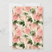 VRIJGEZELLENFEEST | Oude Rozen van gesmolten kool Kaart (Achterkant)