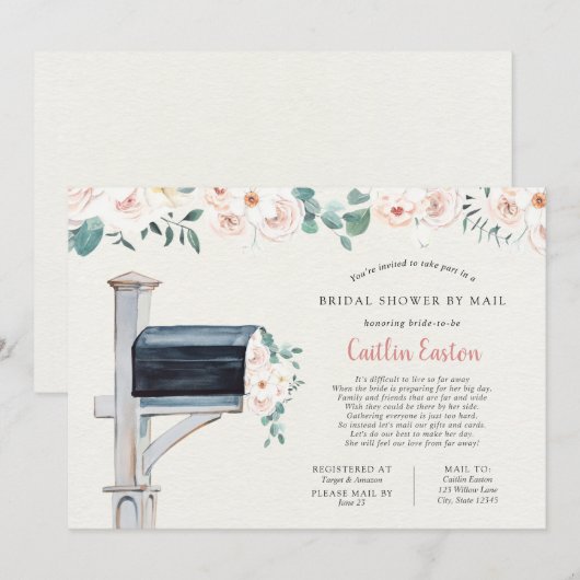 Vrijgezellenfeest over lange afstand per post kaart (Voorkant / Achterkant)