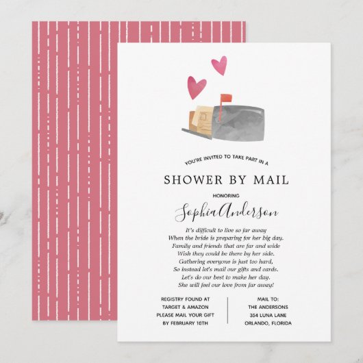 Vrijgezellenfeest over lange afstand per post kaart (Voorkant / Achterkant)