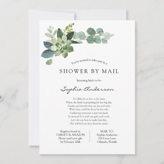 Vrijgezellenfeest over lange afstand per post kaart (Voorkant)