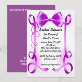 Vrijgezellenfeest Paarse grens en grenslijn Kaart (Voorkant / Achterkant)