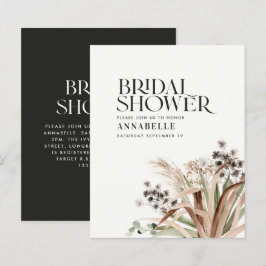 Vrijgezellenfeest pampas eucalyptus modern rustige