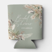 Vrijgezellenfeest pampas eucalyptus modern sage gr blikjeskoeler (Achterkant)