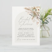 Vrijgezellenfeest pampas eucalyptus modern sage gr kaart (Staand voorkant)