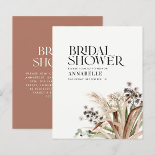 Vrijgezellenfeest pampas eucalyptus terracotta mod