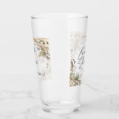 Vrijgezellenfeest pampas floral modern elegant glas (Links)