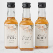 vrijgezellenfeest pampas gras liquo likeurfles etiket (Flessen)