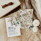 Vrijgezellenfeest pampas gras moderne terracotta i kaart