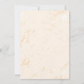 Vrijgezellenfeest pampas gras roos gouden boho kaart (Achterkant)