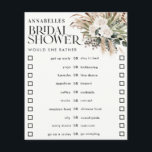 Vrijgezellenfeest pampas gras wil liever dat ze wi<br><div class="desc">Vrijgezellenfeest pampas gras en eucalyptus modern boho elegant stijlvol design voor games.</div>