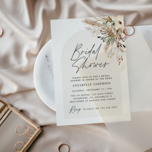 Vrijgezellenfeest pampas kaart