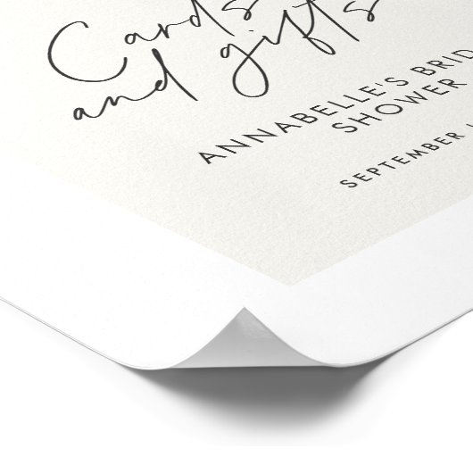 Vrijgezellenfeest pampas-kaarten en giften boho poster (Hoek)