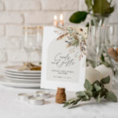 Vrijgezellenfeest pampas-kaarten en giften boho poster