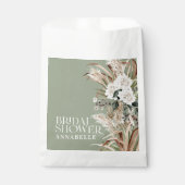 Vrijgezellenfeest pampas modern boho bevoordeeld bedankzakje (Voorkant)