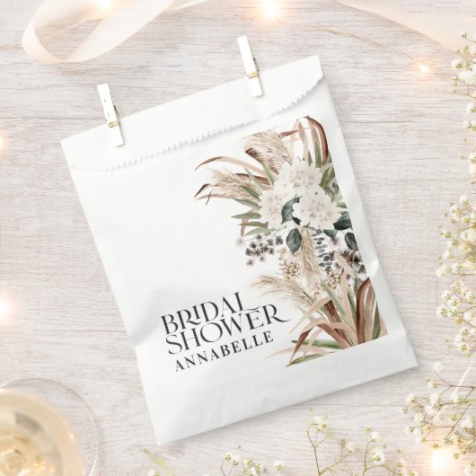 Vrijgezellenfeest pampas modern boho bevoordeeld bedankzakje (Geknipt)