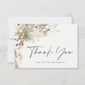 Vrijgezellenfeest pampas modern boho elegant kaart (Voorkant)