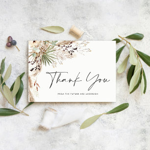 Vrijgezellenfeest pampas modern boho elegant kaart