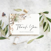 Vrijgezellenfeest pampas modern boho elegant kaart