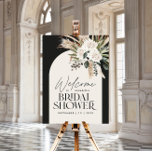 Vrijgezellenfeest pampas modern boho elegant poster<br><div class="desc">Vrijgezellenfeest pampas gras en eucalyptus modern boho elegant stijlvol ontwerp van het partijdecor. Er zijn hedendaagse zwarte,  groene,  terracotta en natuurlijke kleurpaden beschikbaar.</div>