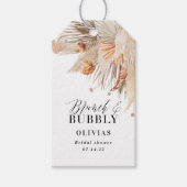 vrijgezellenfeest pampasgras cadeaulabel (Voorkant)