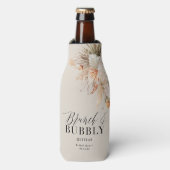 vrijgezellenfeest pampasgras flesjeskoeler (Fles Voorkant)