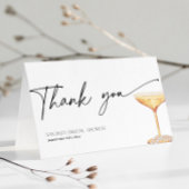 Vrijgezellenfeest Parels en Prosecco Bedankkaart