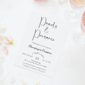 Vrijgezellenfeest Parels en Prosecco Kaart