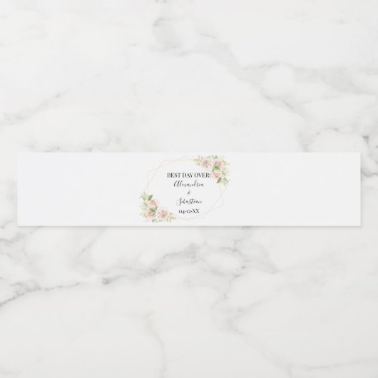 Vrijgezellenfeest paren Bindsetiket Waterflesetike Waterfles Etiket (Enkel label)