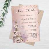 Vrijgezellenfeest Parijs roos gouden Eiffeltoren Kaart