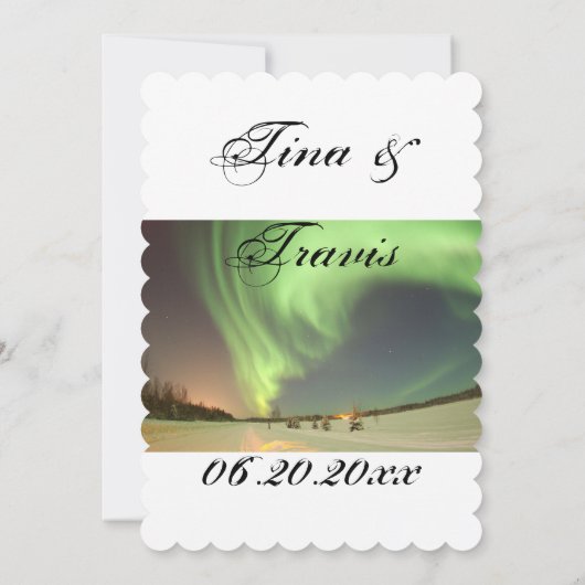 Vrijgezellenfeest Partij Noordelijke Lichtgasten Kaart (Achterkant)