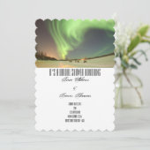 Vrijgezellenfeest Partij Noordelijke Lichtgasten Kaart (Staand voorkant)