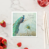 Vrijgezellenfeest Partij  Pauw Tree Branch Servet (Insitu)