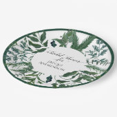 vrijgezellenfeest-partij | Smaragdbossen Papieren Bordje (Gekanteld)