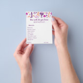 Vrijgezellenfeest partijspelplaten paarderugrol F Flyer (Hand)