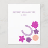 Vrijgezellenfeest partijspelplaten paarderugrol F Flyer (Achterkant)