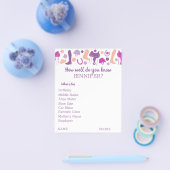 Vrijgezellenfeest partijspelplaten paarderugrol F Flyer (Enkel)