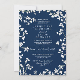 Vrijgezellenfeest Party Baby's Breath Flower Wreat Kaart