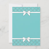 Vrijgezellenfeest Party Blauw Zwart Bedankt Kaarte Kaart (Achterkant)