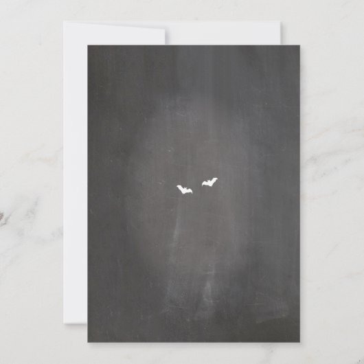 Vrijgezellenfeest Party Gothic Lijst Halloween Uit Kaart (Achterkant)