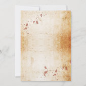 Vrijgezellenfeest Party Gothic Lijst Halloween Uit Kaart (Achterkant)