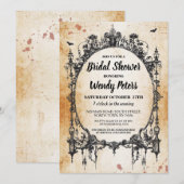 Vrijgezellenfeest Party Gothic Lijst Halloween Uit Kaart (Voorkant / Achterkant)