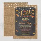 Vrijgezellenfeest Party Herfst in Liefde Herfst Ui Kaart (Voorkant / Achterkant)