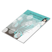 Vrijgezellenfeest Pas getrouwd Game - Turquoise &  Notitieblok (Schuin)