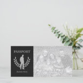 vrijgezellenfeest paspoort (Staand voorkant)