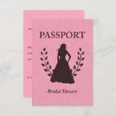 vrijgezellenfeest paspoort kaart (Voorkant / Achterkant)