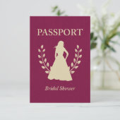 vrijgezellenfeest paspoort kaart (Staand voorkant)